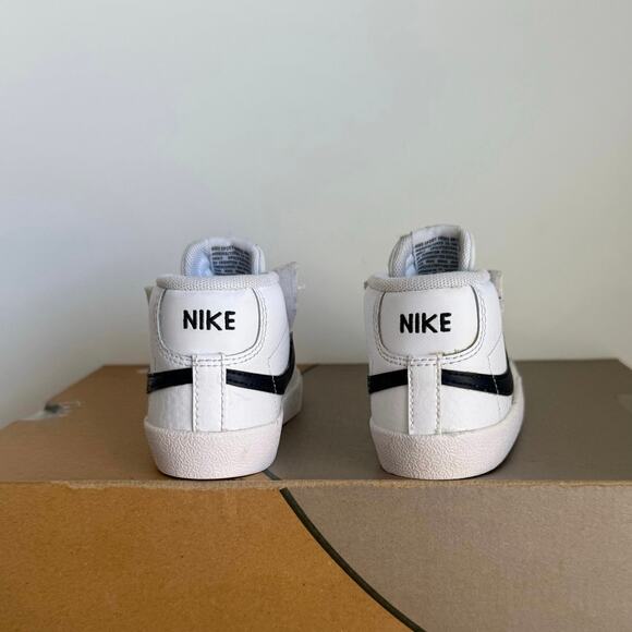Nike Blazer Mid ‘77 White/Black Toddler Sneakers- SZ 7 C - Picture 3 of 11